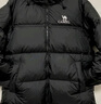 骆驼火山羽绒服【王俊凯同款】王者凯甲2.0男加厚面包服城市轻户外 速暖】暗夜黑/暗夜黑，男女同款 XL 实拍图