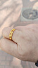 潮宏基麦穗足金黄金戒指女手饰送女友生日礼物计价 约3.15g 实拍图