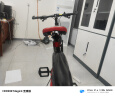 飛鸽（FG FLYING PIGEON） 折叠自行车成人男女学生青少年变速便携轻便双减震单车山地车 黑红26寸福条轮 指拨变速+大礼包 30速豪华版 5.5英寸 实拍图