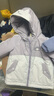 戴维贝拉（DAVE＆BELLA）童装防水保暖宝宝棉袄男童儿童棉服女童外套冬季棉衣冬装夹棉衣服 迷雾紫DB4237680-A 90 cm（建议身高80-90cm） 实拍图
