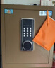 虎牌保险柜家用小型床头保险箱办公财务专用 密码指纹WIFI远程全钢防盗可入墙固定入衣柜保管箱 25cm高 咖色（双层） 密码款(密码+钥匙) 实拍图