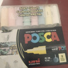 三菱（uni）POSCA系列马克笔（极细）彩色海报广告记号笔标记笔办公绘画手绘涂鸦笔 PC-1M 柔和色系 8色套装 实拍图