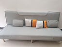 徽月（no） 多功能沙发床坐卧两用可折叠单人床双人位客厅小户型简易沙发 猫抓皮 · 浅灰 【炫彩海绵款】2.0米长X1.2米宽(2扶2腰) 实拍图