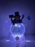 五月家生日女生日旋转雪花雪人梦幻水晶球音乐摆件送女生生日礼物盒 实拍图