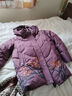 鸭鸭（YAYA）奶奶冬装羽绒服女中老年人妈妈装老太太保暖防寒加厚红色新年外套 紫色-YE5B609725U 2XL (175) 实拍图