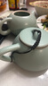 祥业汝窑泡茶壶西施壶功夫茶具开片可养侧把壶大号茶杯汝瓷陶瓷家用 大号西施壶 300ml 实拍图