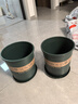 花沃里花盆带托盘高款5加仑2个装 加仑盆升级加厚塑料花盆园艺种植盆 实拍图