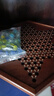 御圣 跳棋玻璃珠跳跳棋木质跳棋盘早教启蒙亲子益智游戏桌游儿童礼物 六角型跳棋盘+【玻璃珠棋子】 实拍图
