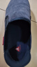 足力健老人鞋一脚蹬散步鞋艾草健康爸爸鞋休闲鞋冬季男鞋 1716Z休闲蓝44 实拍图