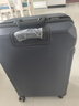 欧遥行李箱男铝框密码拉杆箱子韩版潮流大容量可登机女旅行皮箱次日达 蓝色【黑框款-升级带充电口】 28英寸 -出国旅游超大容量行李箱 实拍图