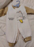 舒贝怡婴儿衣服新生儿连体衣纯棉周岁宝宝爬爬服春秋满月保暖哈衣粉73 实拍图
