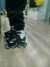 乐秀（ROADSHOW）轮滑鞋儿童专业可调滑冰鞋男女童初学者轮滑鞋3-6-12岁RX1S溜冰鞋 【锁轮款】黑色单鞋送礼包 L 大码(36-39适合8岁+) 实拍图