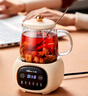 小熊迷你养生壶养生杯煮茶器办公室小型分体式全玻璃桌面电热杯垫加热暖牛奶保温三八妇女节38礼物实用 YSH-Q04E5【轻颜养生杯】 0.4L 实拍图