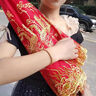 新新精艺结婚红伞婚伞红色雨伞结婚新娘伞蕾丝结婚礼物婚庆用品 实拍图