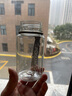 富光太空杯茶杯水杯可爱ins风便携创意大容量杯子耐摔夏天简约塑料杯 （小巧型）太空灰 400ml 1个 实拍图