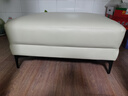 顾家家居（KUKA） 意式真皮沙发现代客厅轻奢小户型头层牛皮沙发1107 【柔空白】沙发凳 多人位 实拍图