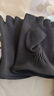 华臣羊 半指手套男冬保暖学生电脑打字写字开车露指手套女冬季漏指半截 黑色加绒 均码 实拍图