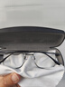 WAN XIN防蓝光眼镜框配近视镜片送男女时尚金属TK1 31297黑色 配万新1.60较薄非球面树脂镜片 实拍图