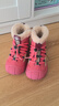 JEEP吉普女童雪地靴防滑冬季2025新款高帮儿童棉鞋卡其棕/蔷薇粉31 实拍图