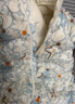 巴拉巴拉童装婴儿连体羽绒服轻薄羽绒服宝宝衣服冬装抱衣爬服男童女童 白蓝色调00318 90cm 实拍图
