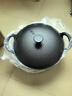 小幸福鑄鐵【铁盖】23-36cm无涂层铸铁锅家用煮粥煲仔饭炖锅微压铁盖元宝锅 32CM元宝锅+铁盖+麻绳+手套 32cm 实拍图