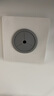 德力西（DELIXI） 开关插座面板CD827s 白色无框大板86型墙壁开关电源面板插座套餐 穿线孔面板 实拍图