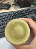 真迹汝窑品茗杯开片可养主人杯大容量陶瓷杯单杯米黄茶杯功夫茶具配件 米黄汝窑水缸杯 实拍图