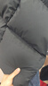 高梵黑金鹅绒服航海机能3.0八格男女同款长款羽绒服 黑色 M 实拍图