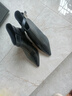 ZHR靴子女冬季时尚百搭短靴女增高显瘦细跟女靴 BQ107A 黑色 37  实拍图