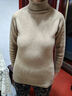 妃奥绒【撤柜精品】高领毛衣女秋冬毛衫宽松洋气内搭加厚针织打底衫 高雅驼 L 实拍图