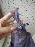 莫代尔纯欲蕾丝性感内衣女套装聚拢收副乳超薄本命年红色透明美背文胸罩 紫色套装(内衣礼盒) 75B (34) 【小胸聚拢】 实拍图