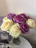 云南鲜花批发品质玫瑰百合水养鲜切花送女友水养鲜花源头直发 紫玫瑰-10支（不定品种） 【任选2件—不收运費】 实拍图