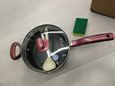 炊大皇（COOKER KING） 溢彩不粘奶锅不易糊底泡面锅煮奶锅宝宝婴儿辅食锅热牛奶小奶锅 溢彩奶锅（带附耳） 22cm 4.1L 实拍图