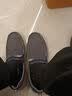 斯凯奇（Skechers）男鞋商务休闲鞋百搭帆布鞋舒适复古一脚蹬鞋子男 NVY海蓝 43 实拍图
