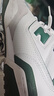 NEW BALANCE  NB550 官方板鞋男鞋女鞋情侣复古低帮百搭潮鞋休闲运动鞋 白色/浅灰/墨绿 BB550WT1 42.5 (脚长27cm) 实拍图