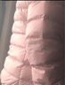 雪中飞轻薄短款羽绒服女2025新款连帽户外休闲百搭时尚显瘦保暖秋冬外套 橡皮粉 3XL （138-148斤） 实拍图