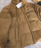 太平鸟男装羽绒服灯芯绒拼接男短款冬季情侣面包服 饼干棕1 M  实拍图