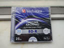 Verbatim威宝蓝光M-Disc千年光盘4X BD-R一次性档案级可打印空白DVD蓝光光盘光碟刻录盘 25GB每片  5片独立盒装 实拍图