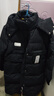 鸭鸭（YAYA）羽绒服女中长款2023冬季新款时尚休闲百搭可拆卸帽加厚保暖外套XB 黑色 165/88A(L) 实拍图