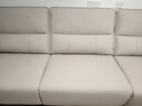 左右真皮沙发【力荐】客厅新款网红奶油风家具小户型直排皮艺沙发6018 [7]2.8m|奶油白|大三人位+脚踏 实拍图
