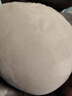 无印良品（MUJI） 可当成腰垫使用的 柔软靠垫 抱枕 腰托腰靠 靠枕教师节礼物 浅米色 35*35*35cm 实拍图