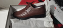 红蜻蜓男鞋加绒保暖牛皮休闲鞋男秋冬商务正装皮鞋男WTA306872A棕色41 实拍图