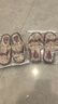 哲烨欧式夏季牛皮麂皮绒布艺凉拖鞋家用男女四季室内上线缝制软底防滑 酱红 35-36 (250mm) 实拍图