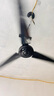 钻石牌（DIAMOND）吊扇家用客厅电风扇1.4米56吋铁叶楼顶扇学生宿舍工程学校吊扇大风力吸顶风扇 56寸三叶(铜线)遥控版 实拍图