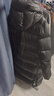 京东京造黑金鹅绒服羽绒服男女同款长款冬季情侣加厚外套男装衣服 黑色 S 实拍图