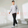 361度运动卫衣男秋冬新款加绒圆领套头运动绒上衣男简约百搭服饰御寒保 【加绒男】浅瓦花灰-【4804D】 XL 实拍图