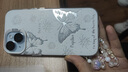 梵皓伊 ins高级感银色蝴蝶适用苹果15手机壳全包防摔iphone14promax保护套镂空镜头13pro/16硬女轻奢新款 银底tpu-镂空蝴蝶 iPhone15 实拍图
