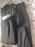 海澜之家男士保暖裤男秋裤抗菌抗静电护膝加绒加厚棉裤防寒打底厚秋裤男 黑色+麻灰（2条装）/热磁疗护膝 3XL -185/110 实拍图