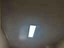 友邦（YOUPON）集成吊顶铝扣板包安装厨卫生间阳台集成铝扣板吊顶天花板材料 4平哑光白+除菌浴霸双电机 300*600mm 实拍图