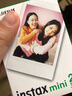 富士FUJIFILM instax立拍立得相机 3英寸相纸胶片胶卷 3寸双包+mini收纳盒【20张白边】 官方标配 实拍图